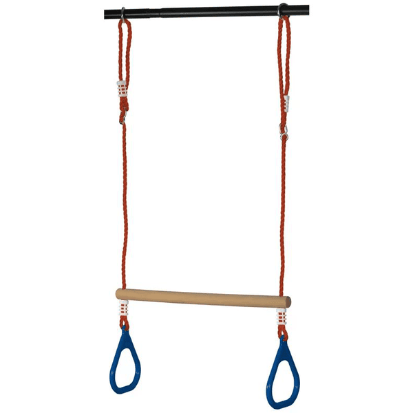 John® Houten trapeze met ringen