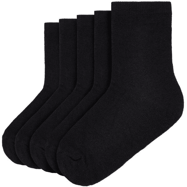 name it Socken 5er Pack black