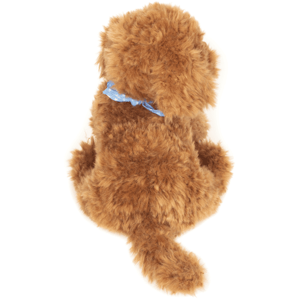 Teddy HERMANN® Peluche chien goldendoodle assis, 30 cm
