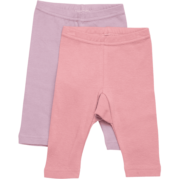 pippi Legging bébé Dusty Rose lot de 2