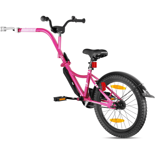 PROMETHEUS BICYCLES ® Remolque bicicleta tándem 18 pulgadas rosa 