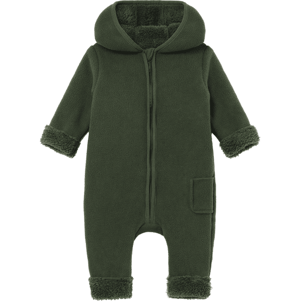 kindsgard Fleece overall kuddel olijf