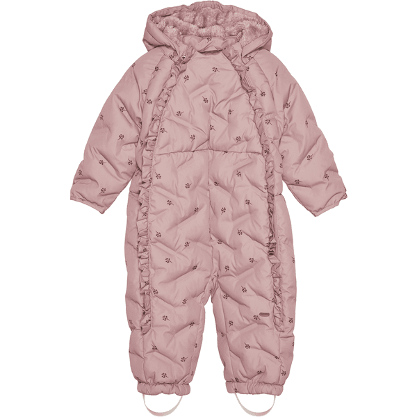 Minymo Snowsuit Quilt Ash Rose