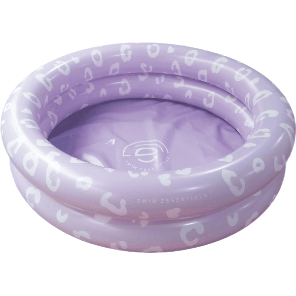 Swim Essentials Piscine enfant gonflable léopard violet 60 cm