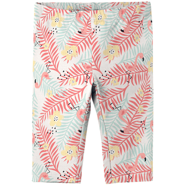 name it Capri Leggings Nmfvivian White Alyssum Tropical