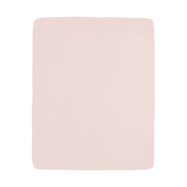 Meyco Jersey Fitted Sheet Playpen Mattress 75 x 95 cm Soft Pink