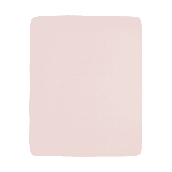 Meyco Jersey Spannbettlaken Laufgittermatraze 75 x 95 cm Soft Pink