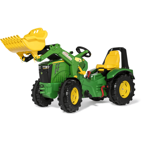 rolly®toys Kindertraktor rollyX - Trac Premium John Deere 8400R - rollyTrac Lader Premium, rollyBrake