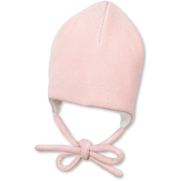 Sterntaler Beanie Rippenoptik rosa