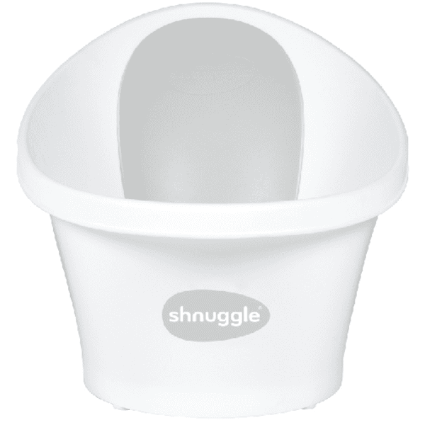 shnuggle ® Baño de bebé en blanco / gris claro