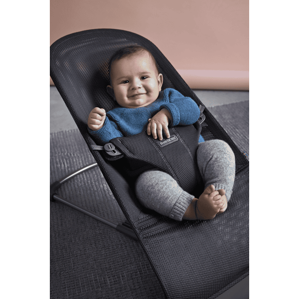 BABYBJORN Babywippe Bliss Mesh Anthrazitgrau