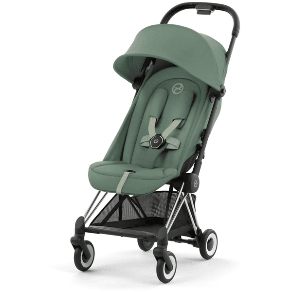 cybex PLATINUM Buggy Coya Chrome Dark Brown Leaf Green