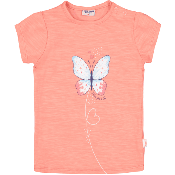 Salt and Pepper  T-shirt Butterfly pink