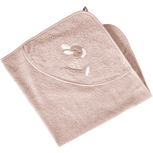 Sterntaler Ręcznik kąpielowy z kapturem Motif 80 x 80 cm Emmi Girl miękki różowy