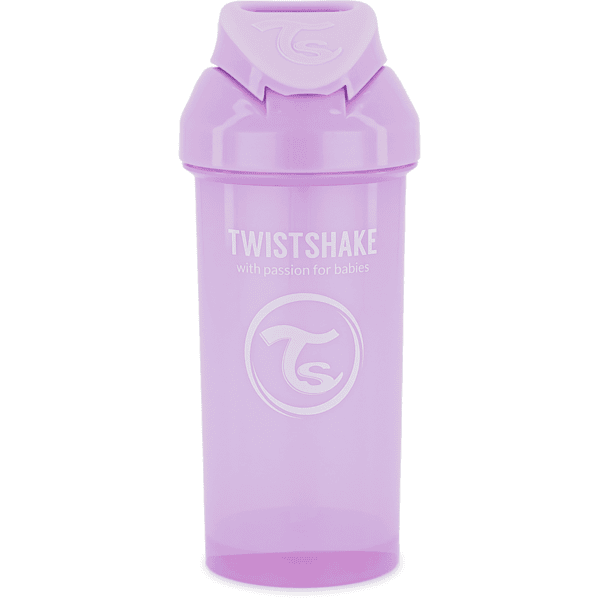 TWISTSHAKE Strohhalmbecher 360 ml in pastell lila