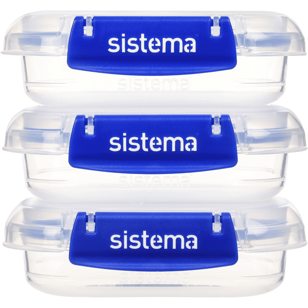 sistema® Frischhaltedosen-Set KLIP IT PLUS, 3x 180 ml