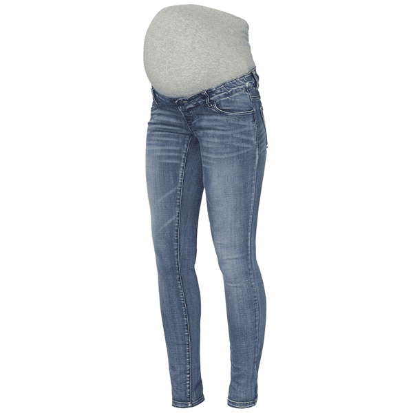 mama licious Jeans de maternité MLGOLDEN Bleu Pâle Denim