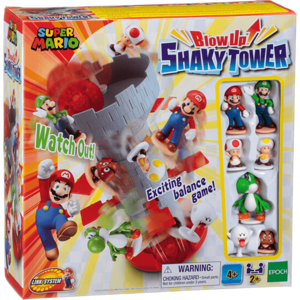 Super Mario™ Jeu de société Blow Up! Shaky Tower