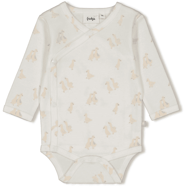 Feetje Omslagsbody Little Duck Off white 