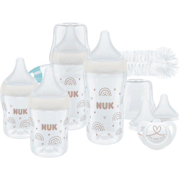 NUK Starterset Perfect Match 0-6 Monate in beige