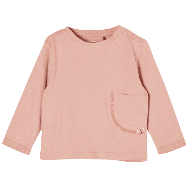 s. Olive r T-shirt lange mouw roze