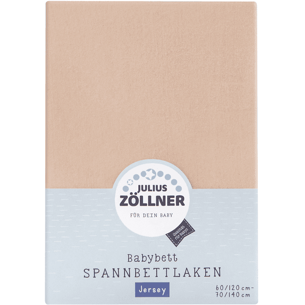 JULIUS ZÖLLNER Spannbetttuch Jersey sand