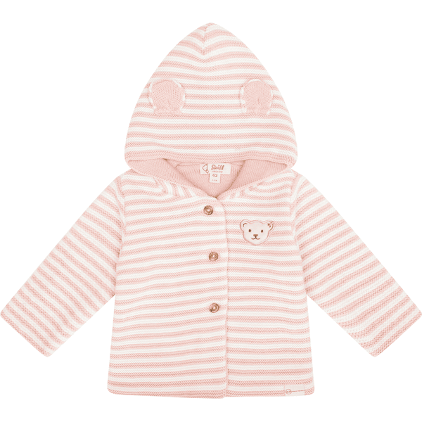 Steiff Cardigan Stripes Silver Rose