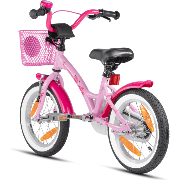 PROMETHEUS BICYCLES V lo enfant HAWK 14 pouces rose blanc