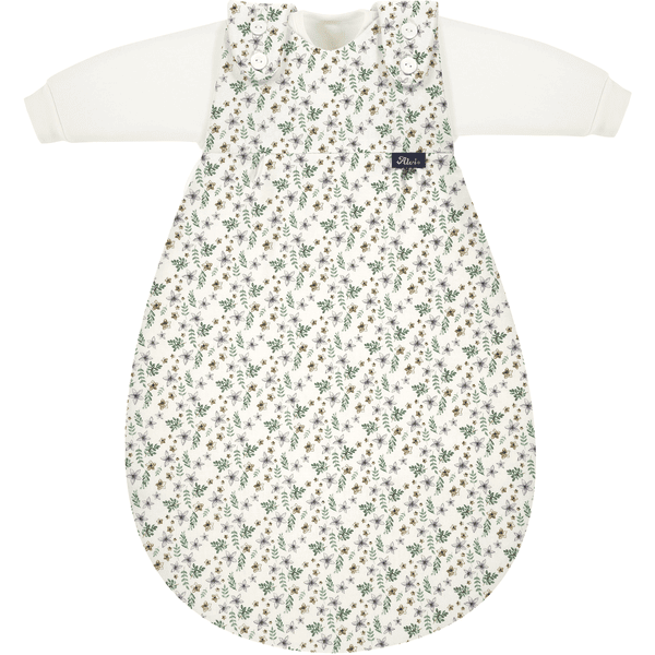 Alvi® Gigoteuse Baby-Mäxchen® Petit Fleurs 2 pièces vert/blanc T.44 TOG 2.5