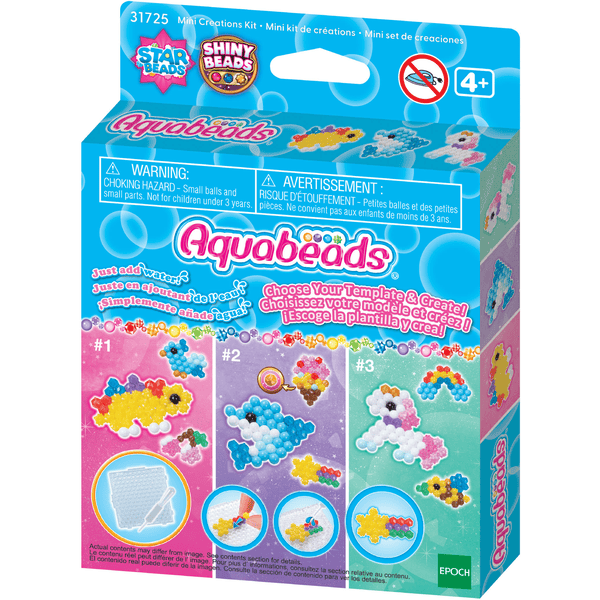 Aquabeads® mini craft set, 3 assorterte