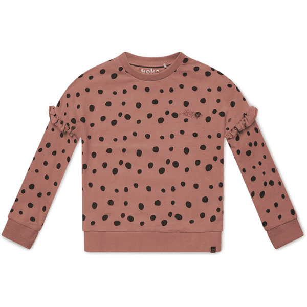 Koko Noko Sweatshirt Nova dusty pink gepunktet