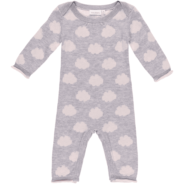 noukie Girl 's Overall Cocon grey and pink's Overall