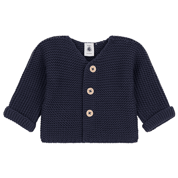 Petit Bateau Strickjacke blau smoking