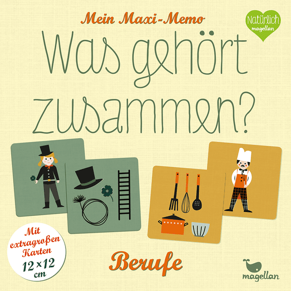 Magellan Verlag Mein Maxi-Memo - Was gehört zusammen? - Berufe



