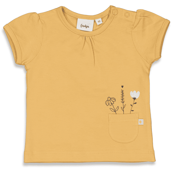 Feetje Camiseta Bloom Amarillo Ocre