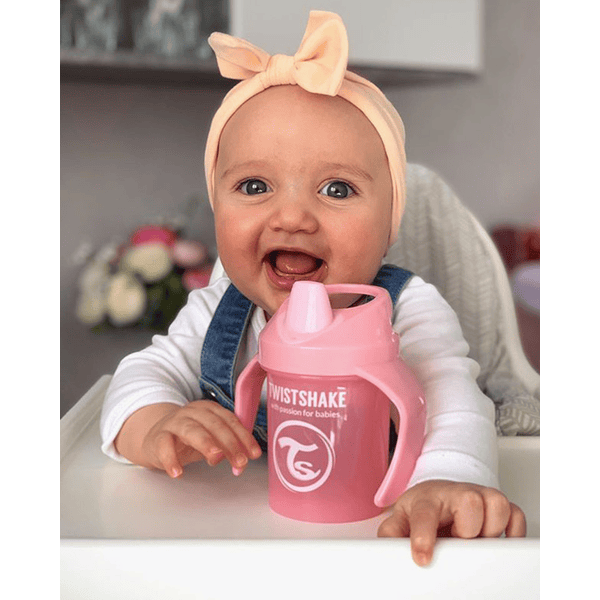 TWIST SHAKE Piatto per bambini 6+ mesi rosa pastello 