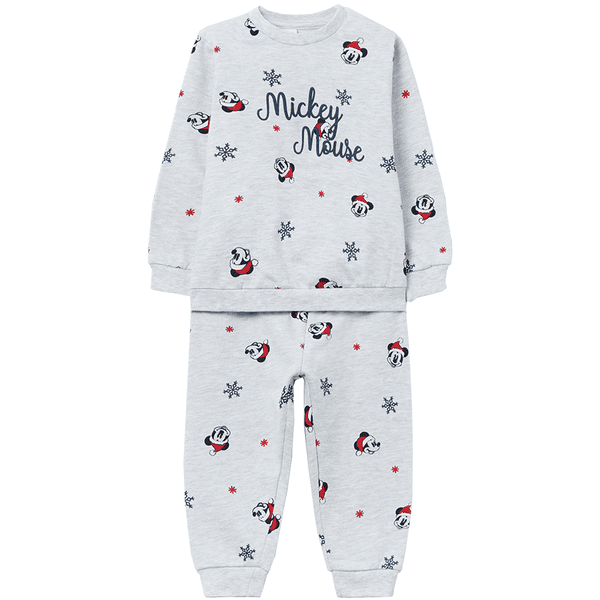 OVS Fleece pyjama Micky Mouse grijs