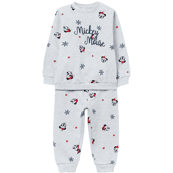 OVS Pijama de vellón Micky Mouse gris