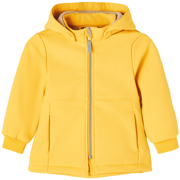 name it Chaqueta infantil Softshell Magic Nmmalfa Spicy Mustard