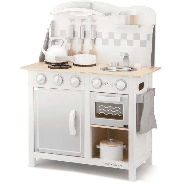 New Classic Toys Cucina giocattolo Bon Appetit Deluxe bianco/argento