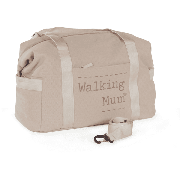 Walking Mum XL tas Eco Mama Apricot pinkorblue