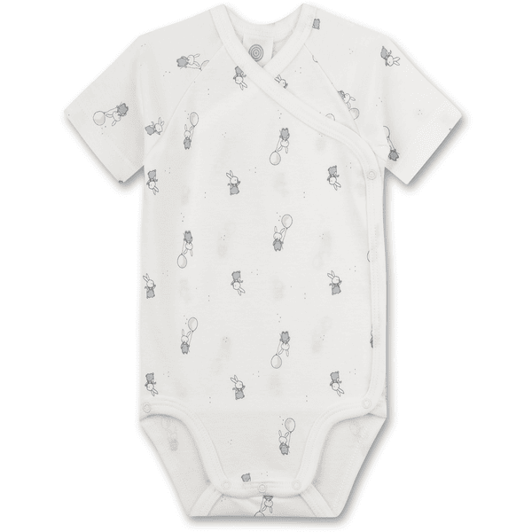 Sanetta Wrap bodysuit offwhite 