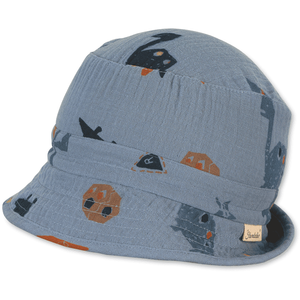 Sterntaler Fisherman Hat Dinosaur ljusblå 