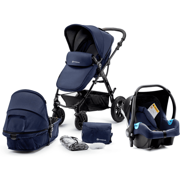 Kinderkraft Kombikinderwagen 3 in 1 Moov Navy