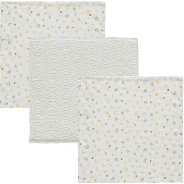 bébé jou® Muslin Burp Cloths 3-Pack Bohemian Garden