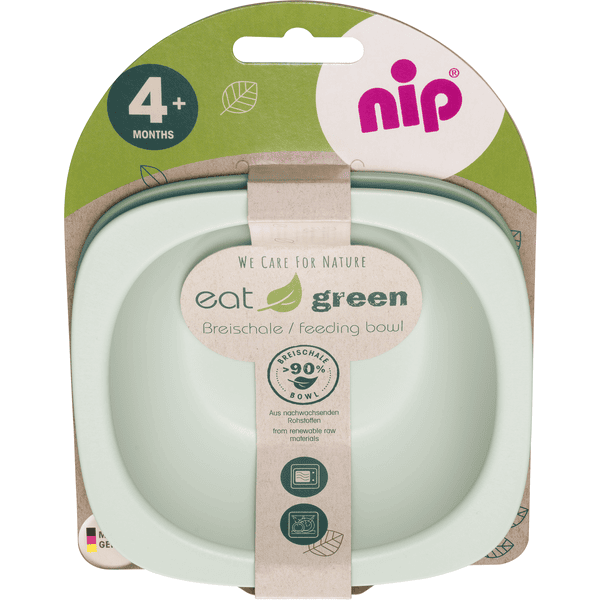 nip® Breischale eat green 2er Set, hellgrün