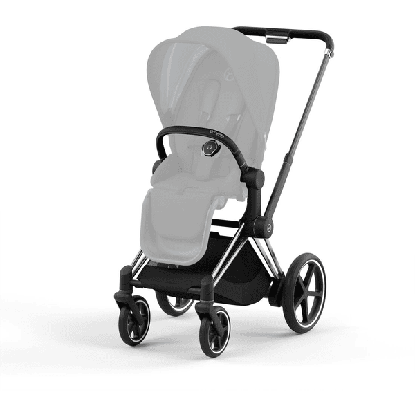 cybex PLATINUM Gestell New e-Priam Chrome Black inklusive Sitzrahmen