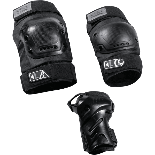 HUDORA® Biomechanisches Protektoren Set Pro schwarz