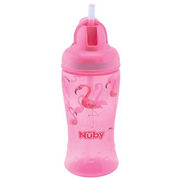 Nûby biberon Soft Flip-It 360ml da 12 mesi, rosa 