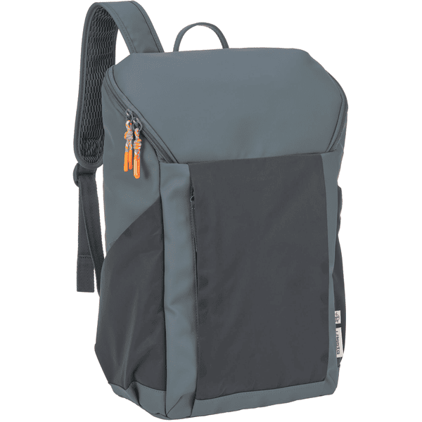 LÄSSIG Backpack anthracite Odblaskowy plecak na zmianę Slender Up 